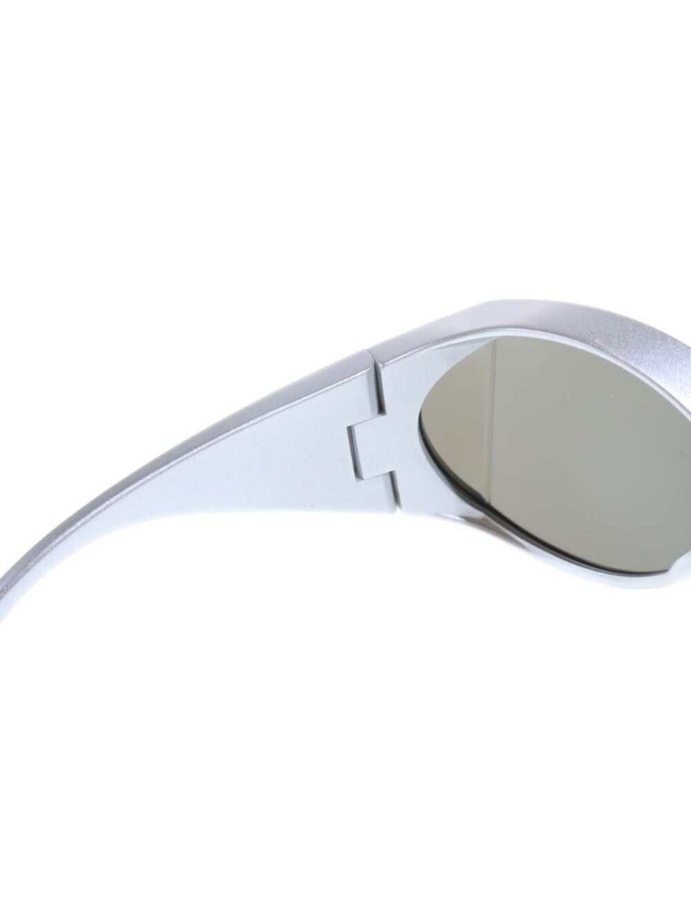 Balenciaga Void Butterfly Frame Side Logo Silver Eyewear - Picture 4 of 6